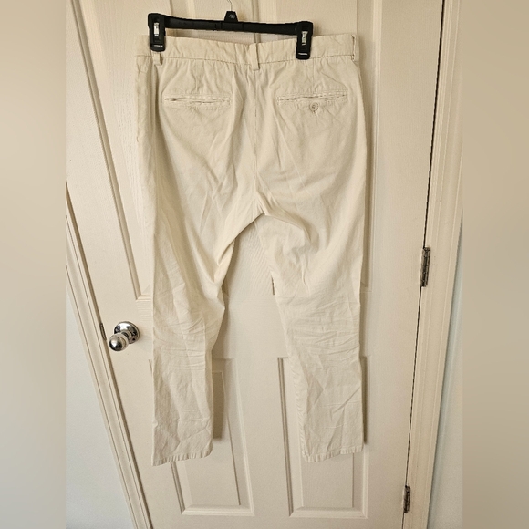Vineyard Vines Slim Pant Mens Light Beige Mid Rise Business Preppy Size 32x32 - Picture 5 of 5